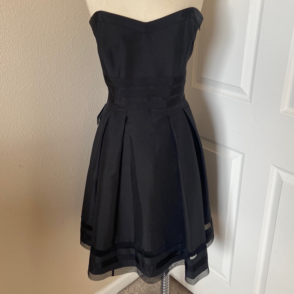 White House Black Market Strapless Dress Size 14